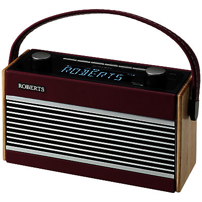 ROBERTS Rambler DAB/DAB+/FM Digital Radio, Dark Red